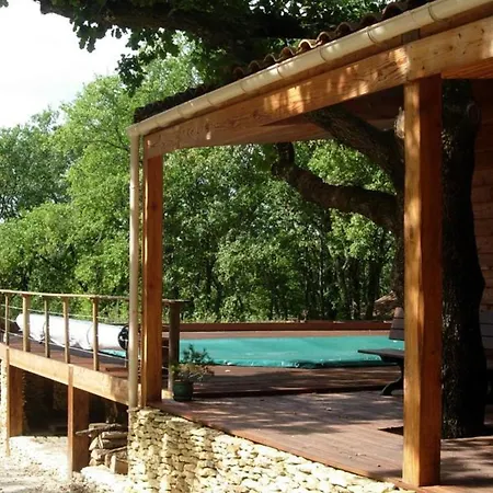 Maison Bois Avec Piscine Privee Et Wifi, Animaux Admis - Fr-1-616-447